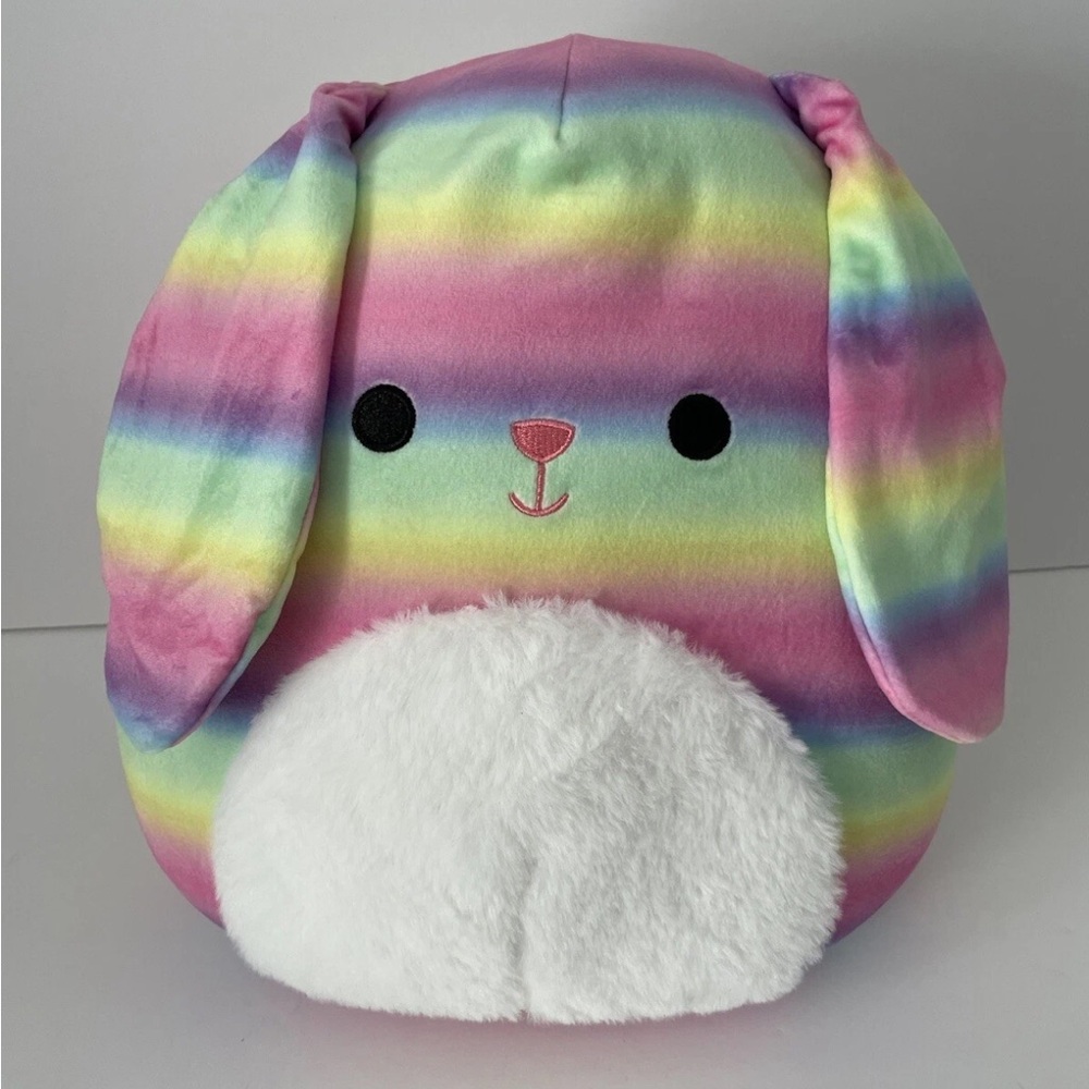 Kellytoy Squishmallows 12” Danya Easter Bunny Fuzzy Belly Floppy Ear Squish 2022